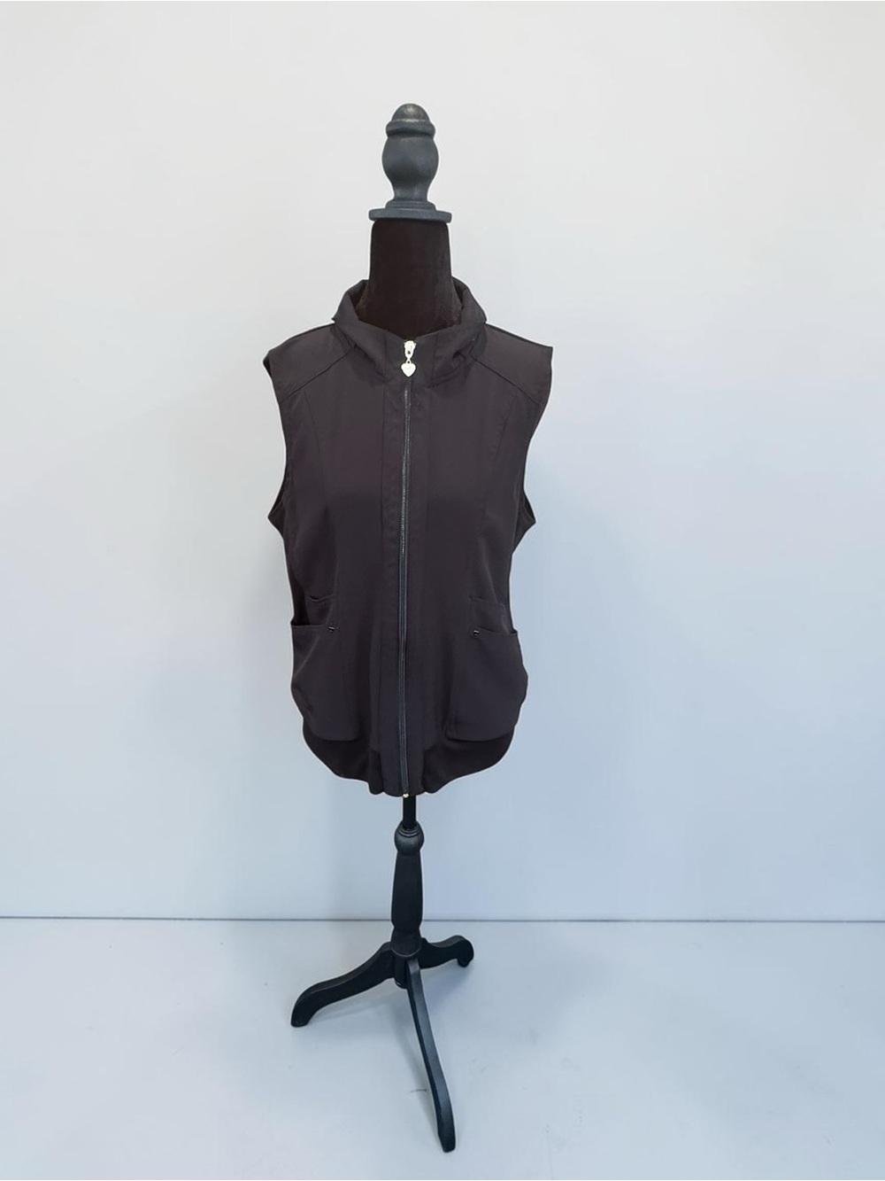 HeartSoul Women’s Small Zip Front Stretch Utility Vest EUC